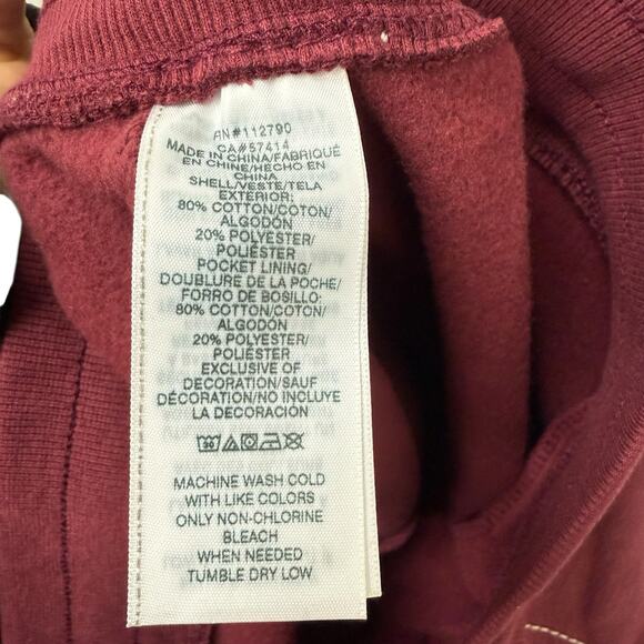 NWT True Religion Joey Mid Rise Big T Flare Sweat‎ Pants Red Women’s Size Medium - Picture 10 of 10